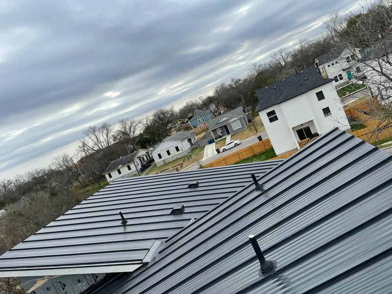Standing seam metal roof panels with vents for Skylight Repair in Plain City